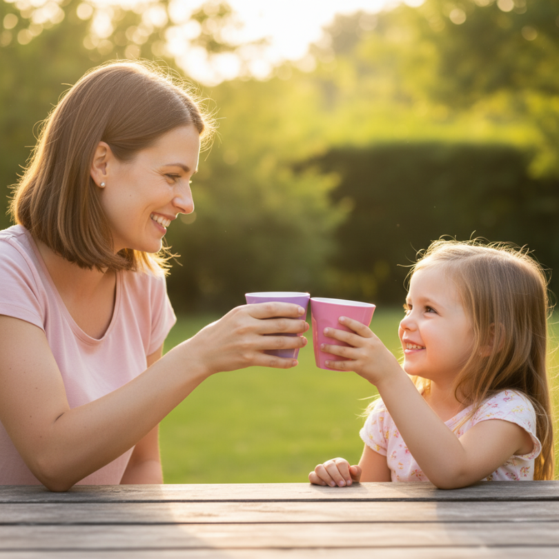 Melamine Dinnerware Set - 24pc (Lavender Purple, Yellow Glow, Flamingo Pink)