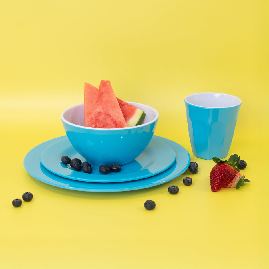 Melamine Dinnerware Set - 24pc (Rainbow)