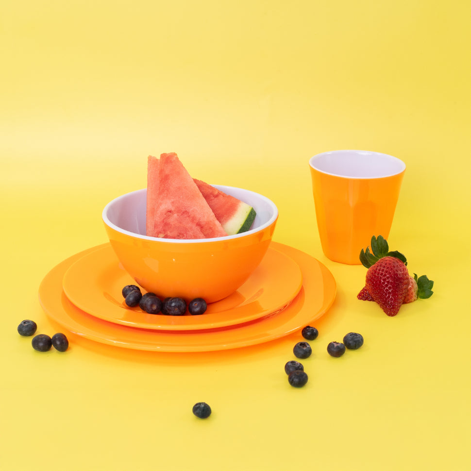 Melamine Dinnerware Set - 24pc (Rainbow)