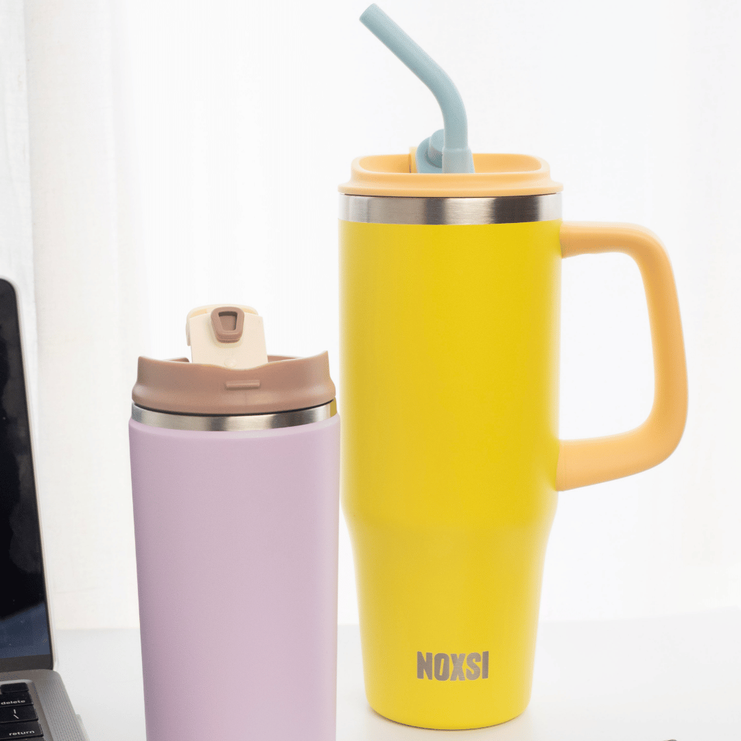 NOXSI DuoSip Tumbler (1000ml) - Sunny Delight