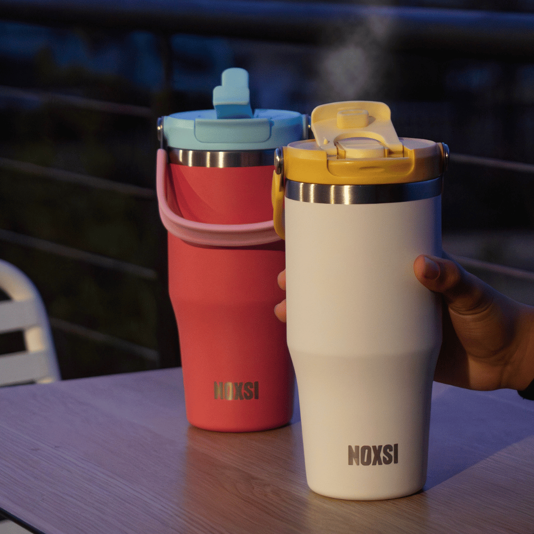 NOXSI SipEase Tumbler (750ml) - Vanilla Sunrise