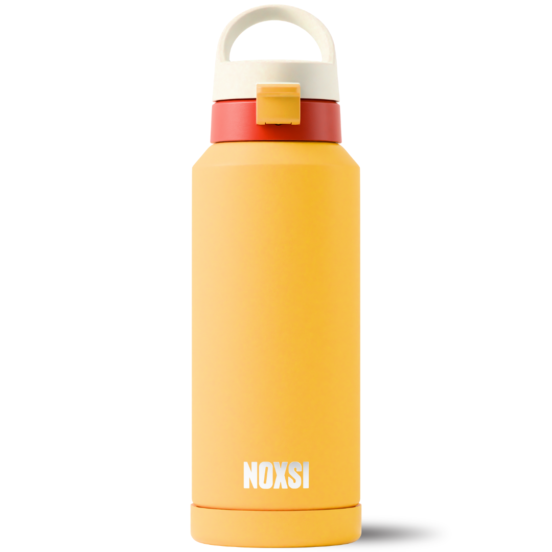 NOXSI MightySip Water Bottle (1000ml) - Sunbeam Burst