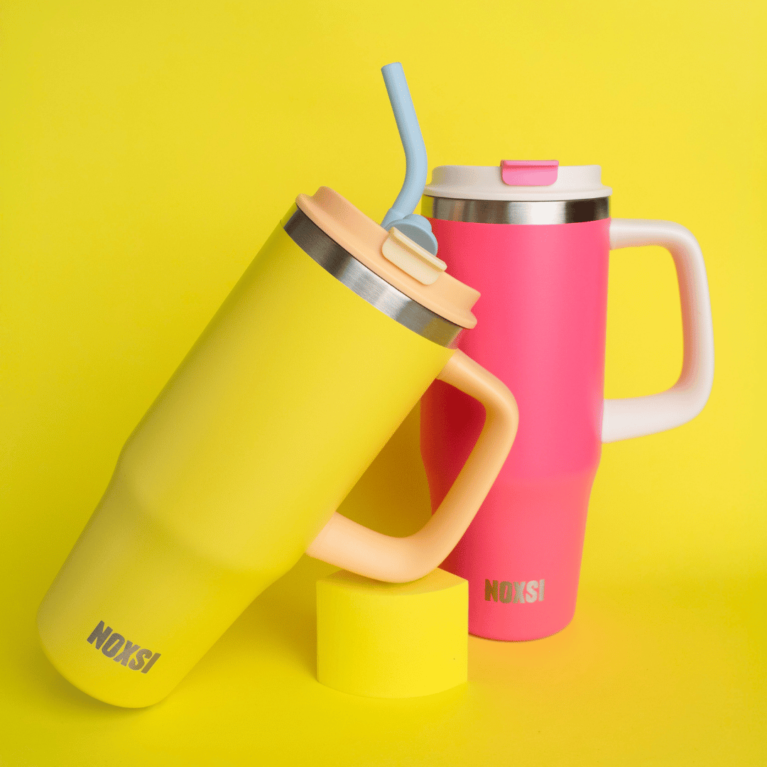 NOXSI DuoSip Tumbler (1000ml) - Sunny Delight