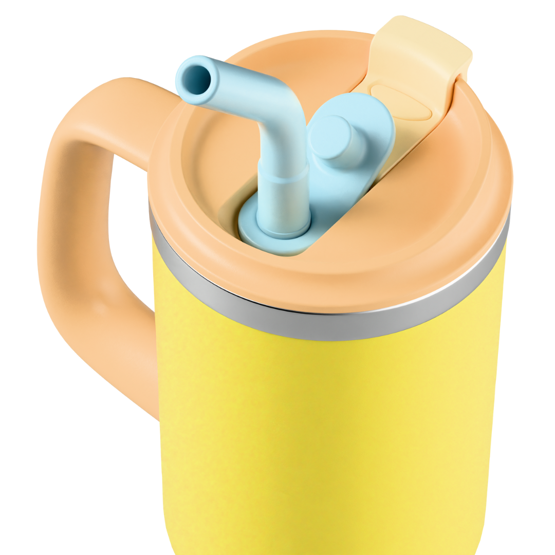 NOXSI DuoSip Tumbler (1000ml) - Sunny Delight