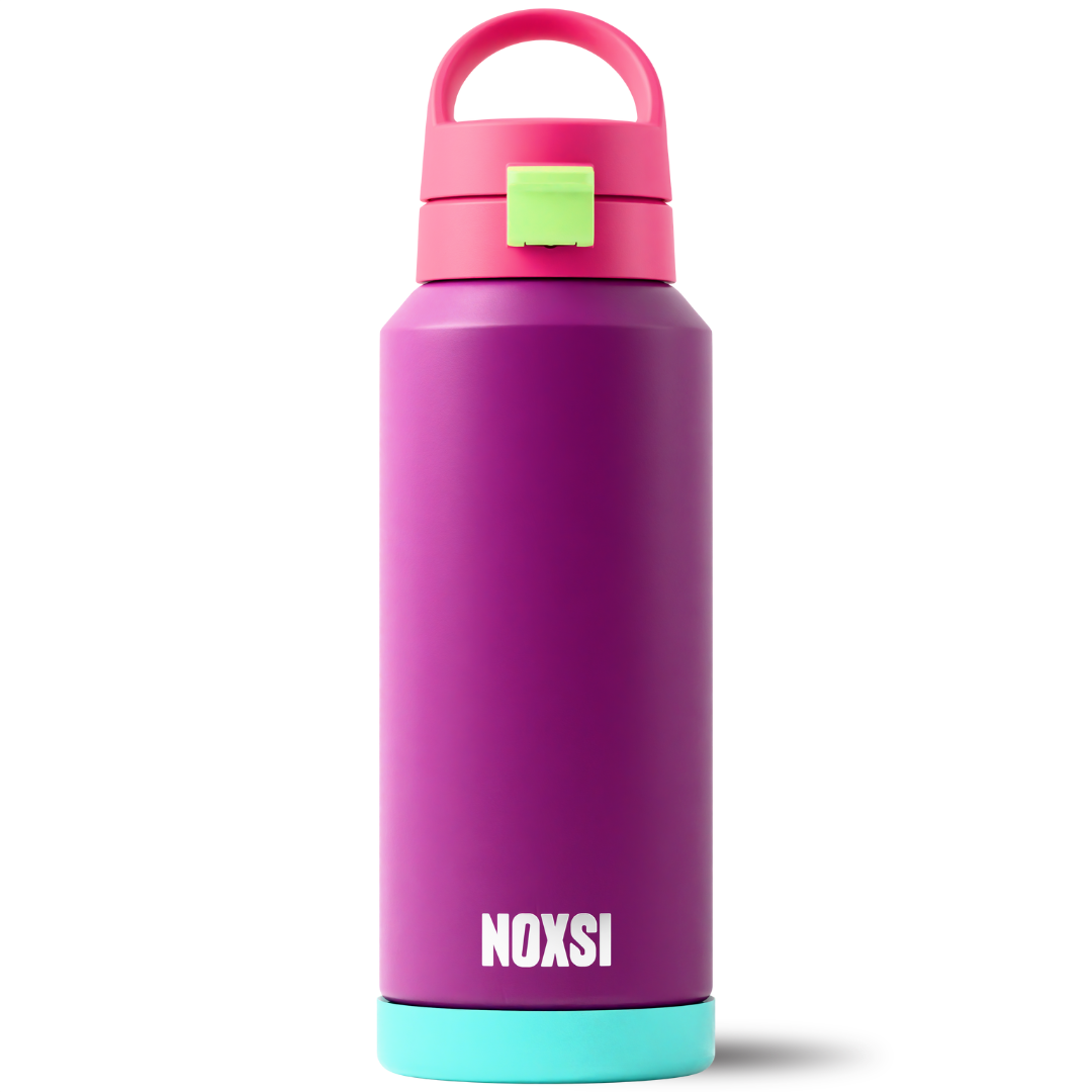 NOXSI MightySip Water Bottle (1000ml) - Electric Orchid