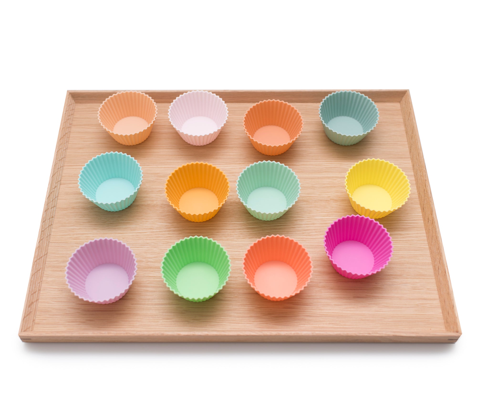 12x Reusable Silicone Muffin Cups