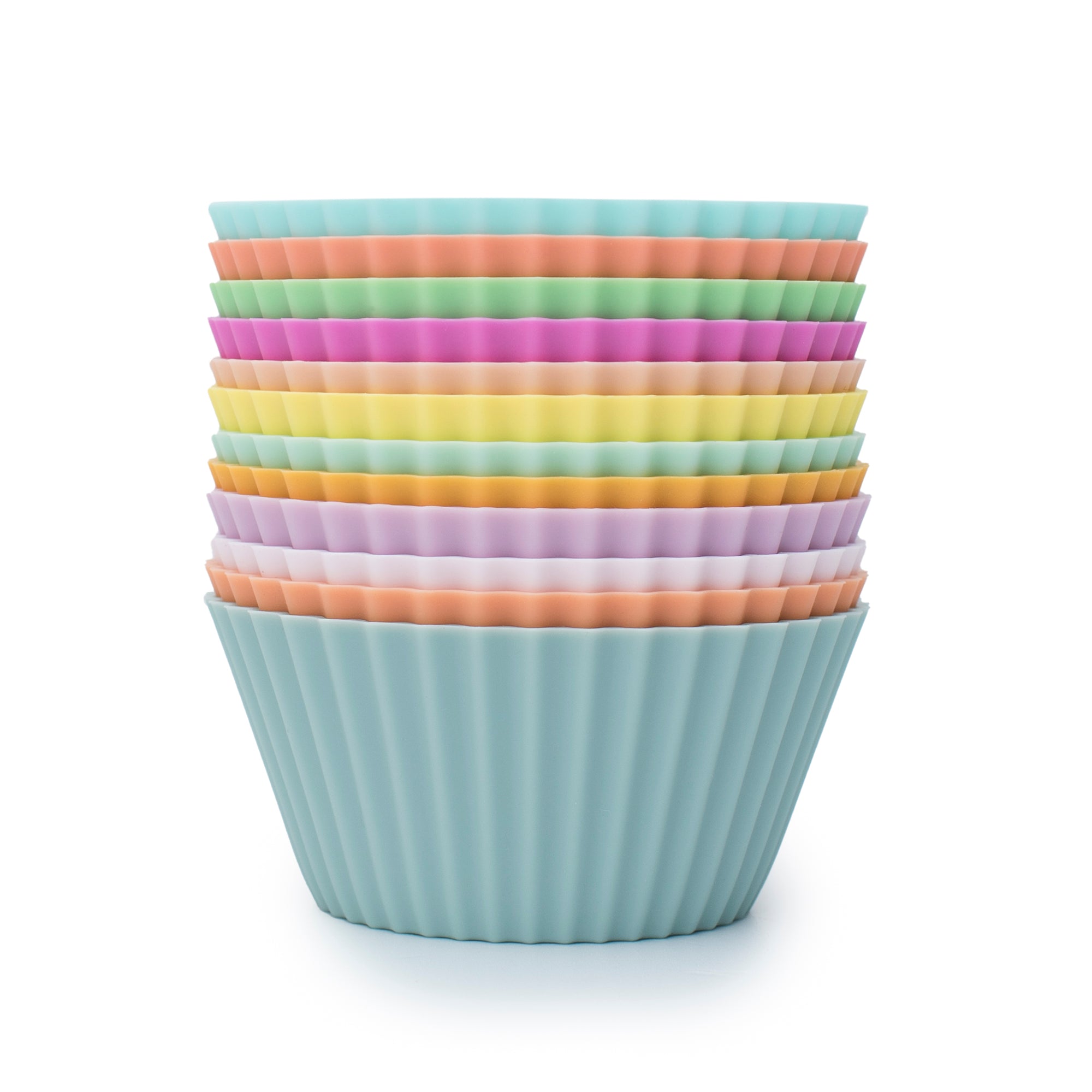 12x Reusable Silicone Muffin Cups