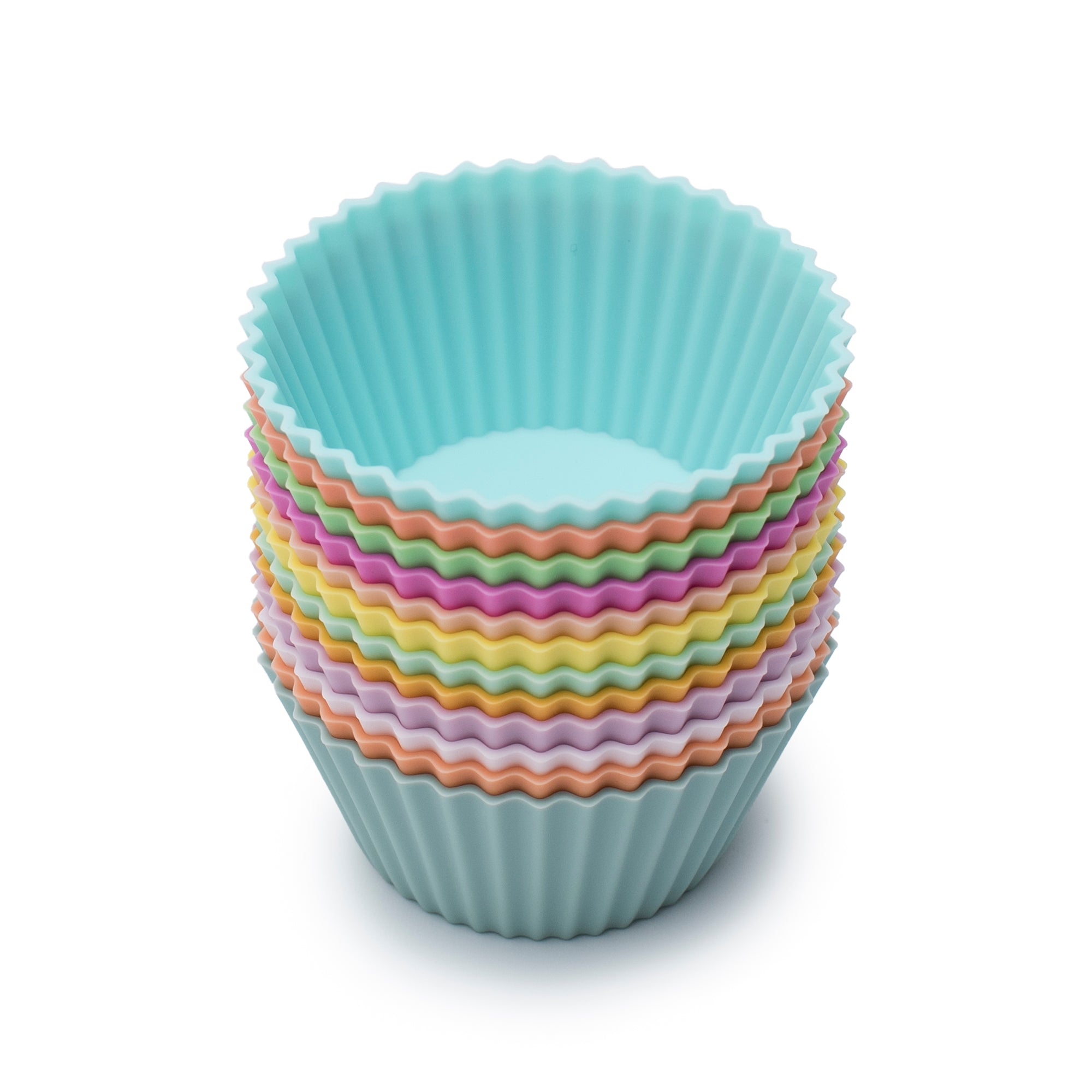 12x Reusable Silicone Muffin Cups