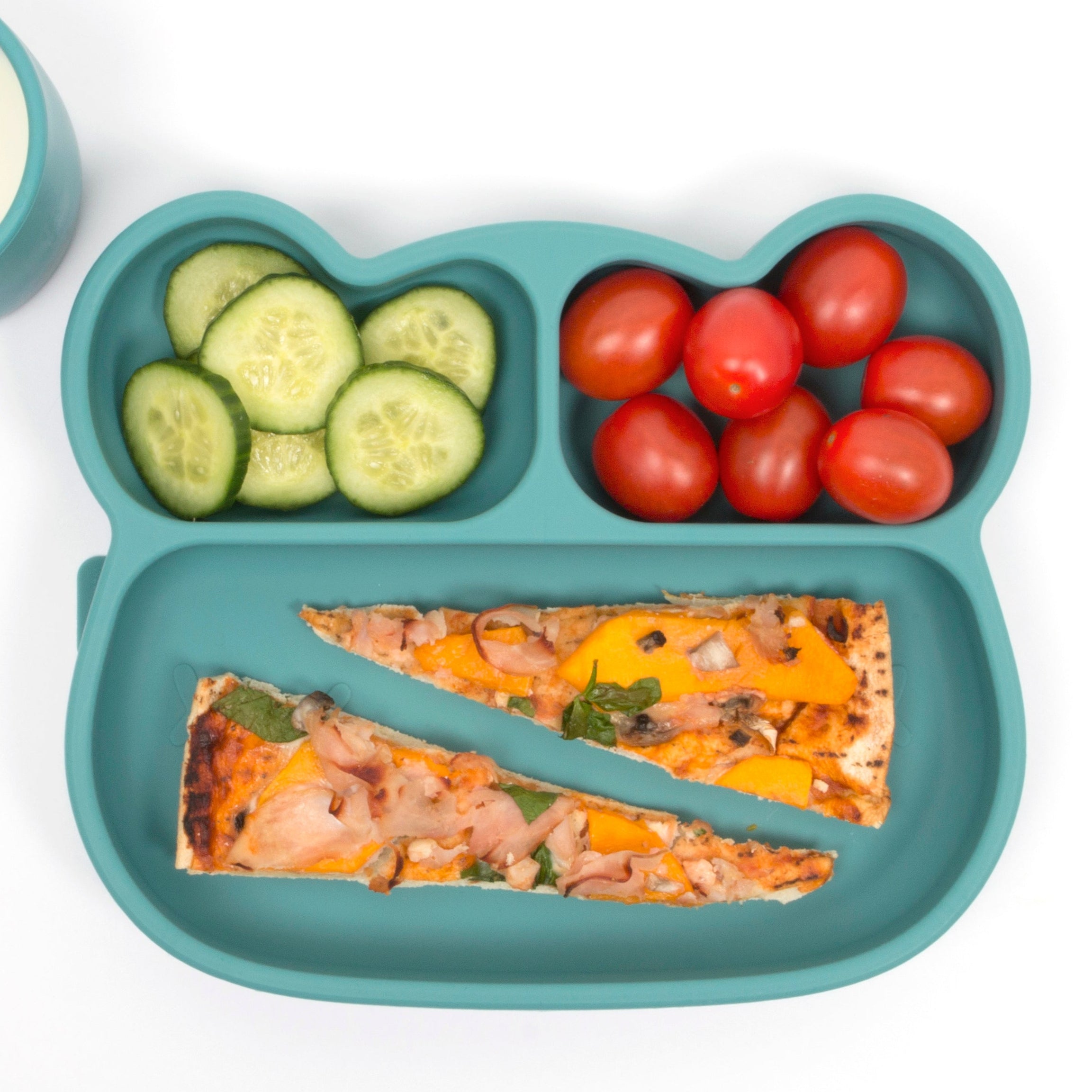 Silicone Divided Plate - Blue Dusk