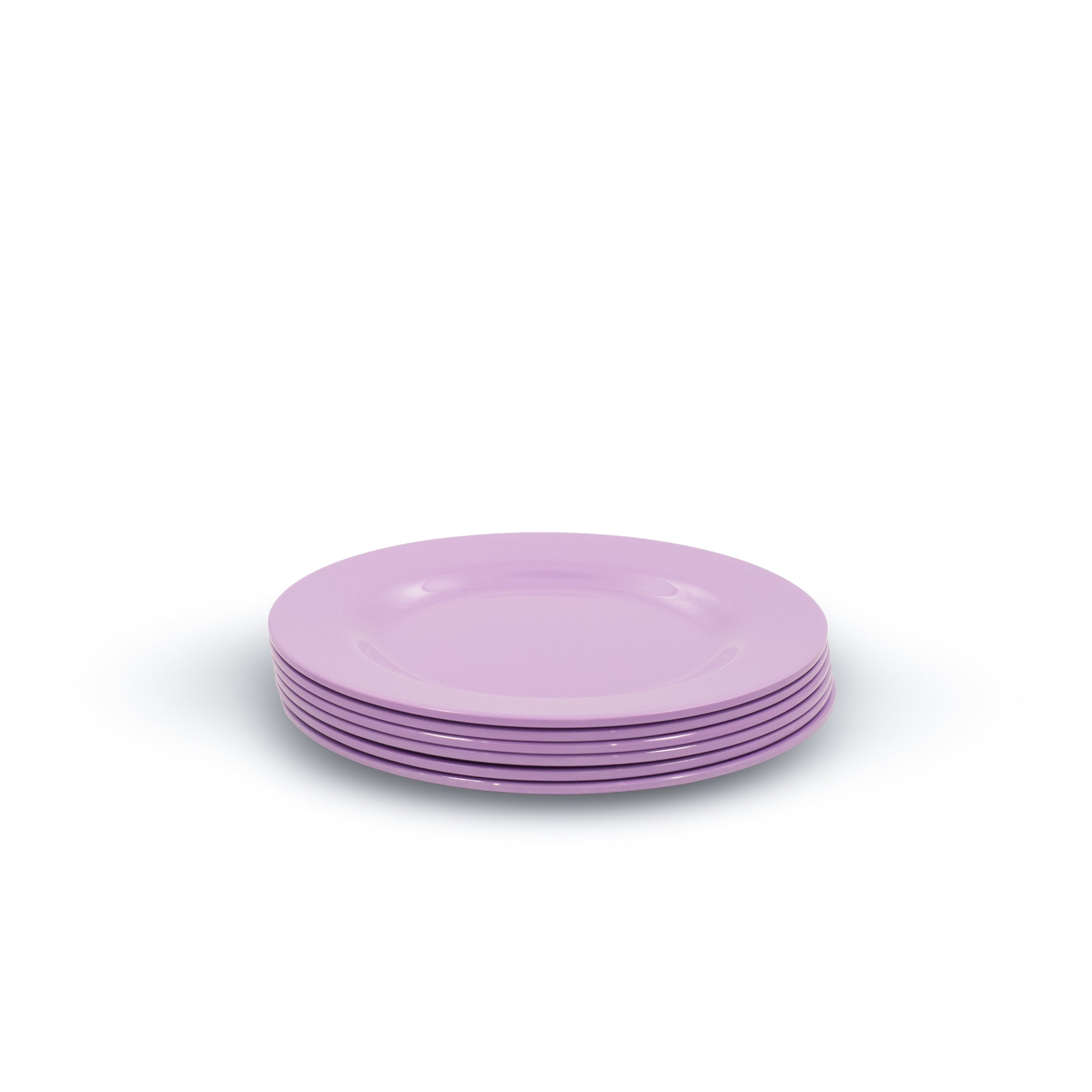 Melamine Plate 20cm - 6pc (Lavender Purple)