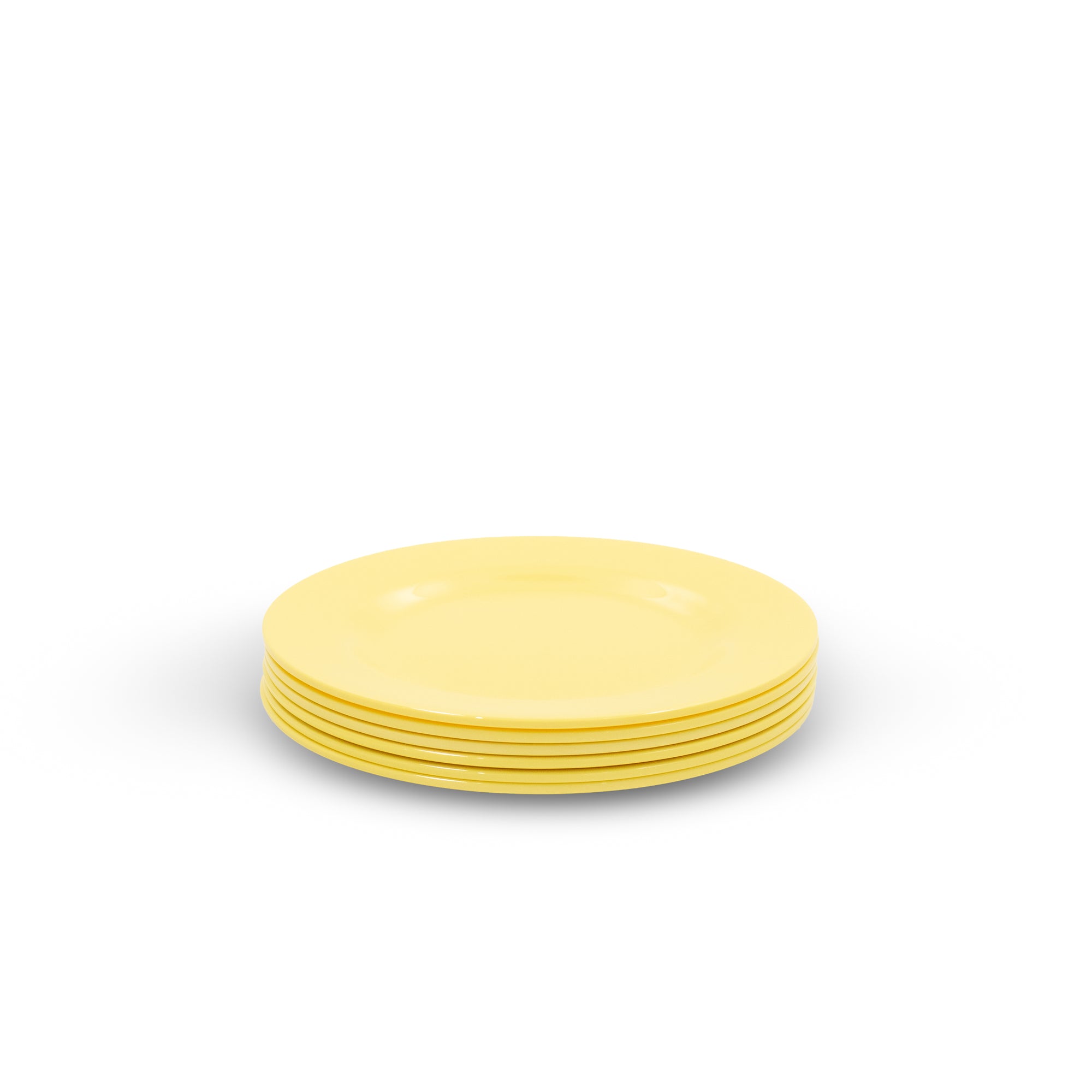 Melamine Plate 20cm - 6pc (Yellow Glow)