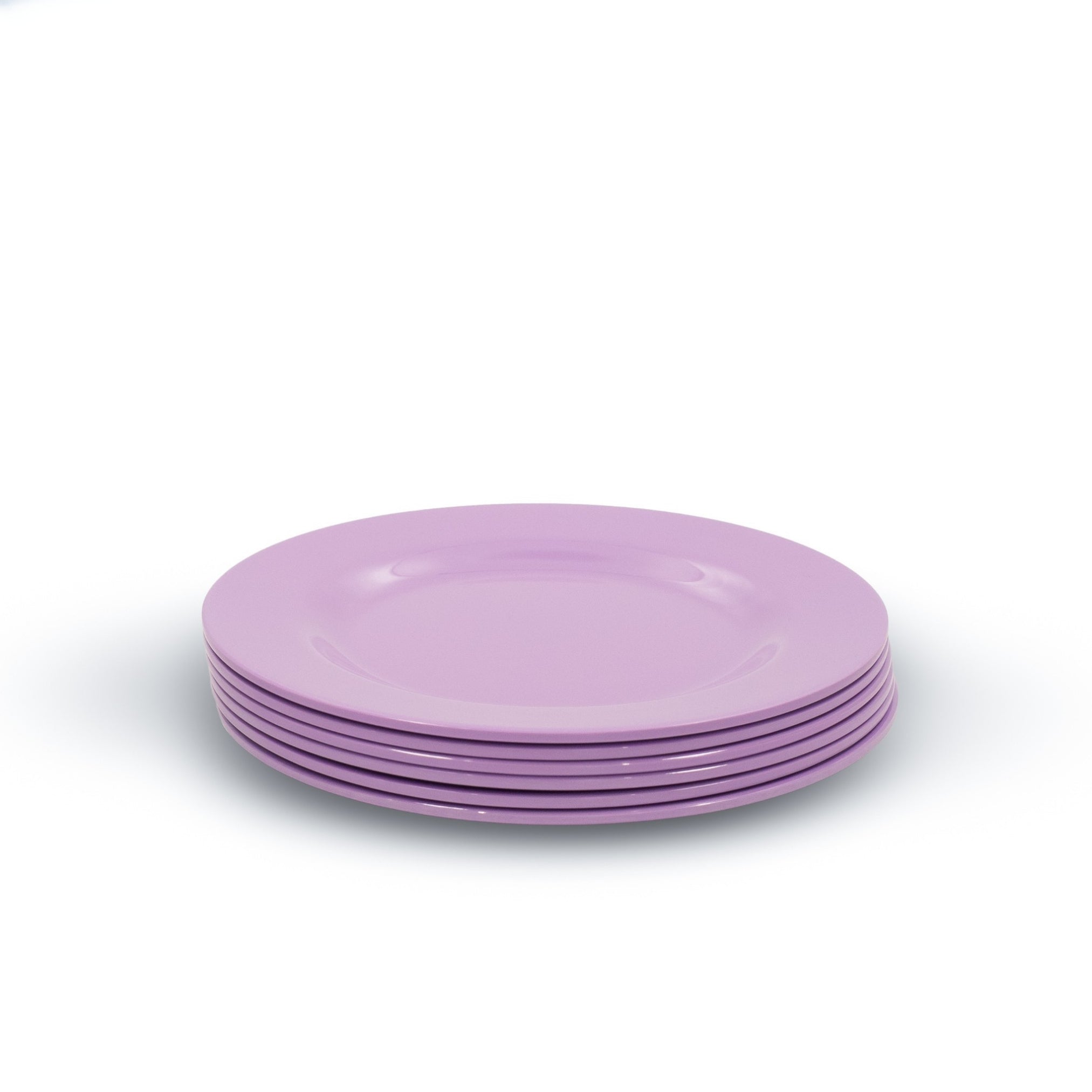 Melamine Plate 25cm - 6pc (Lavender Purple)