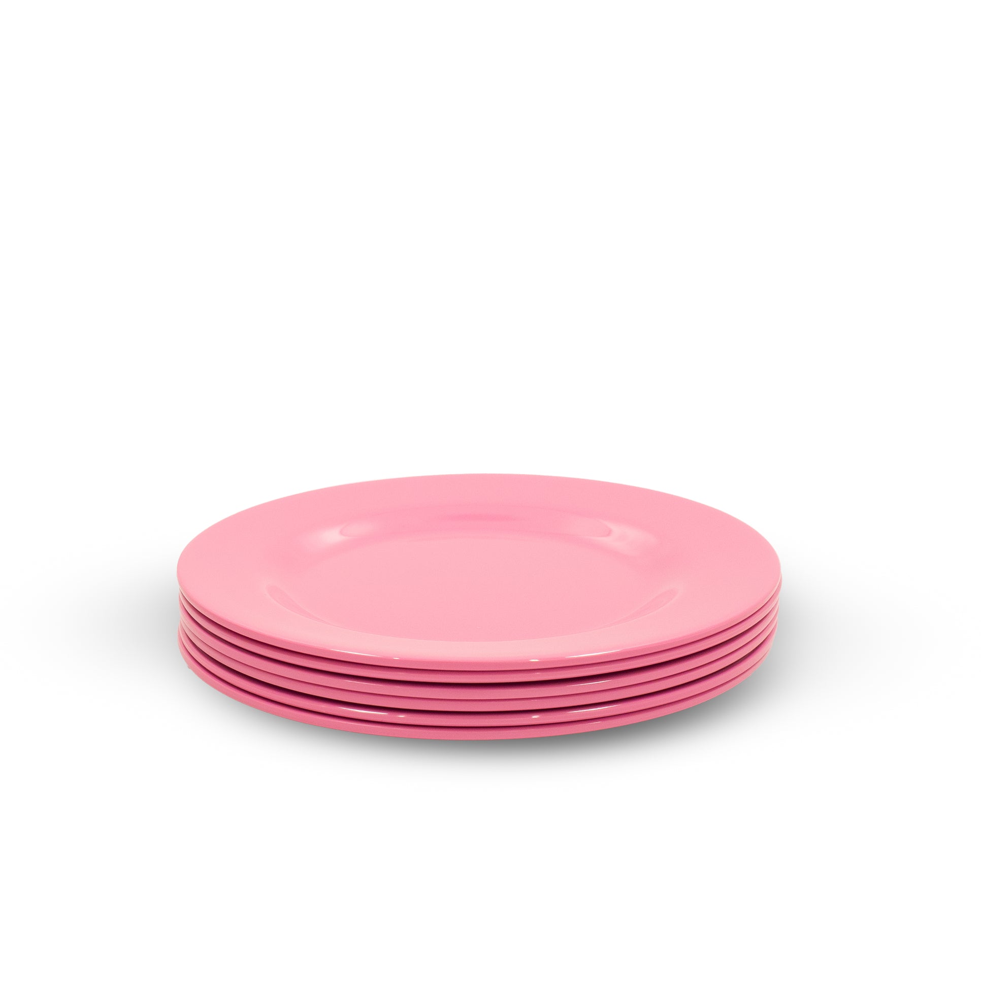Melamine Plate 25cm - 6pc (Flamingo Pink)