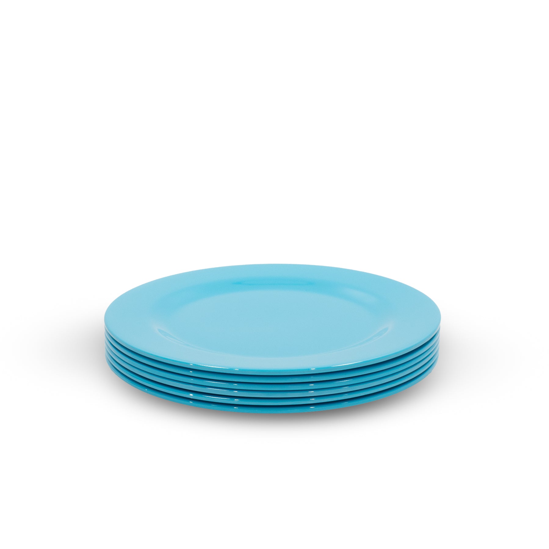 Melamine Plate 25cm - 6pc (Lagoon Blue)
