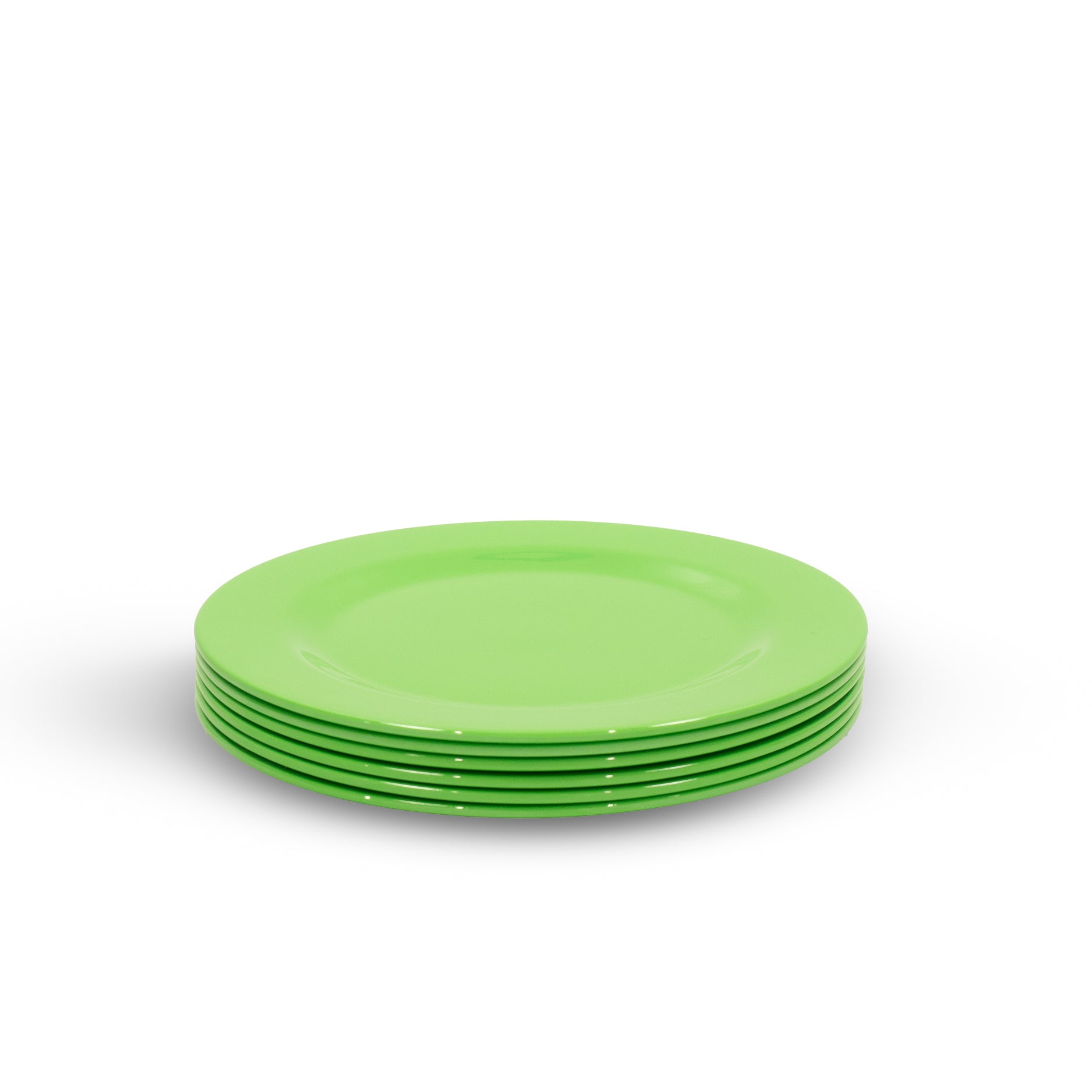 Melamine Plate 25cm - 6pc (Palm Green)